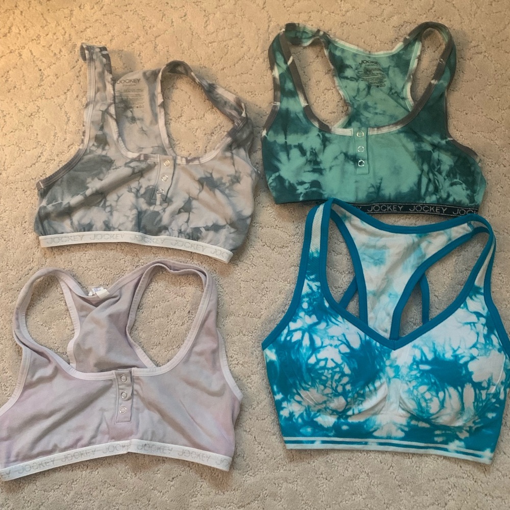 Jockey sports bra- tags removed but never worn.